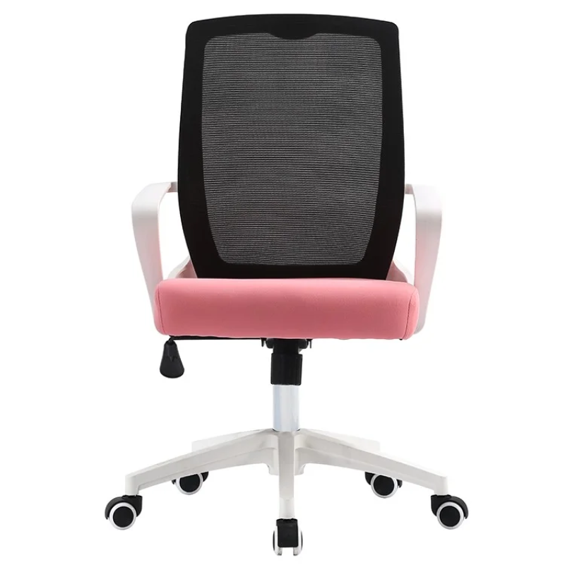 Компьютерное кресло DIXY черное/розовое/белый каркас (20109-01)