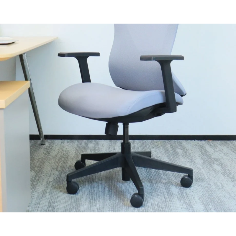 Кресло офисное MAGNUS серая ткань/черный каркас (22252-01)