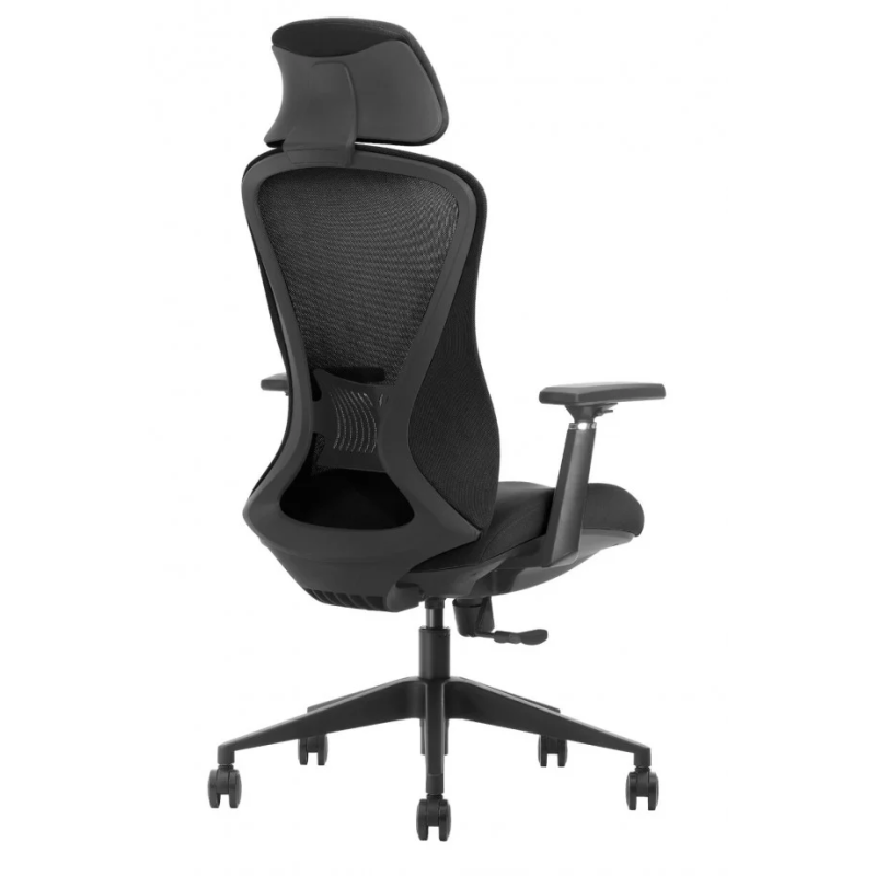 Кресло офисное MAGNUS LUX черная ткань/черный каркас (22258-01)