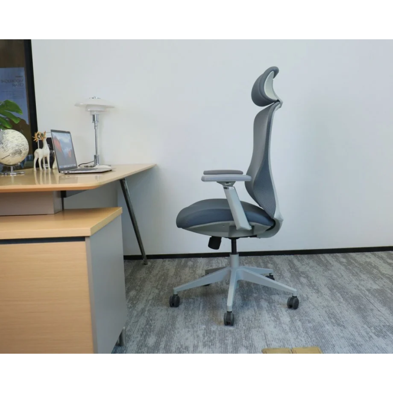 Кресло офисное MAGNUS LUX темно-серая ткань/серый каркас (22264-01)