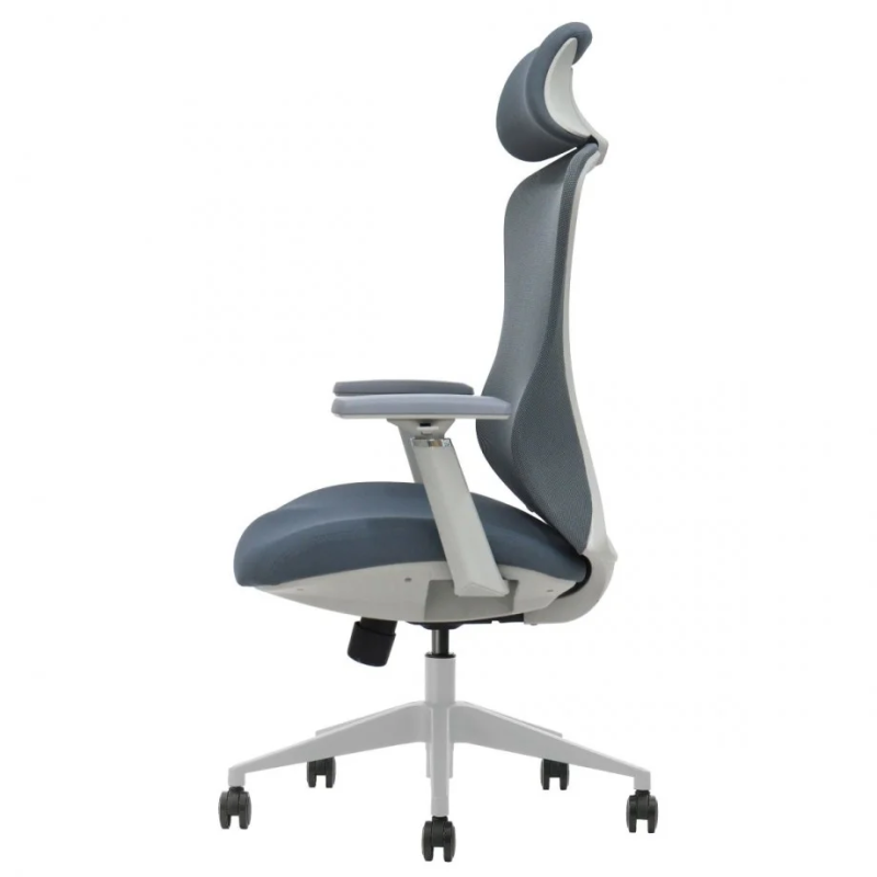 Кресло офисное MAGNUS LUX темно-серая ткань/серый каркас (22264-01)