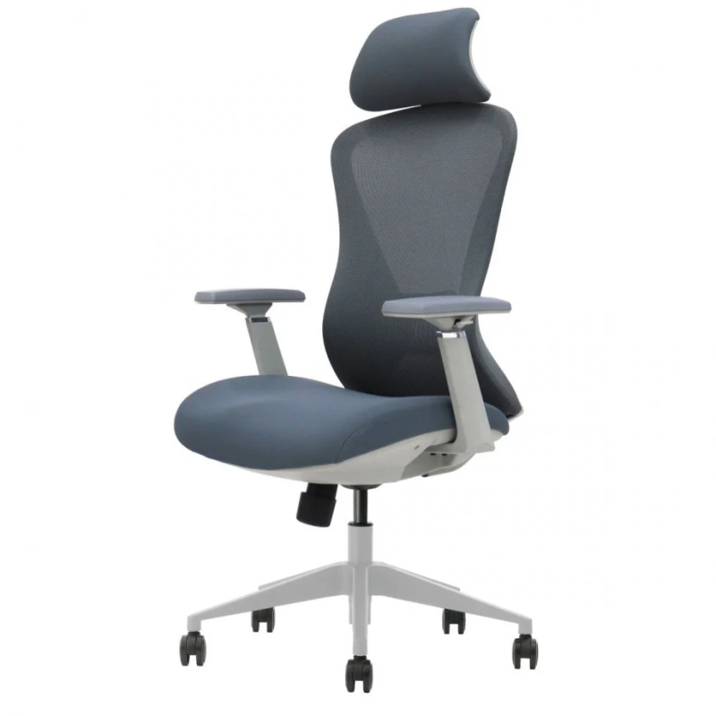 Кресло офисное MAGNUS LUX темно-серая ткань/серый каркас (22264-01)