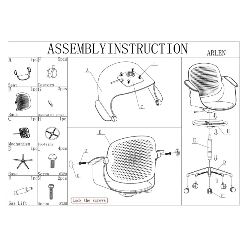 Крісло офісне ARLEN світло-бірюзове/сіра тканина/сірий каркас (22266-01)