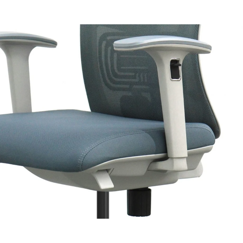 Кресло офисное SETON темно-серая ткань/серый каркас (22259-01)