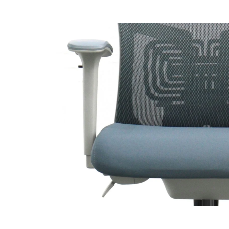 Кресло офисное SETON темно-серая ткань/серый каркас (22259-01)