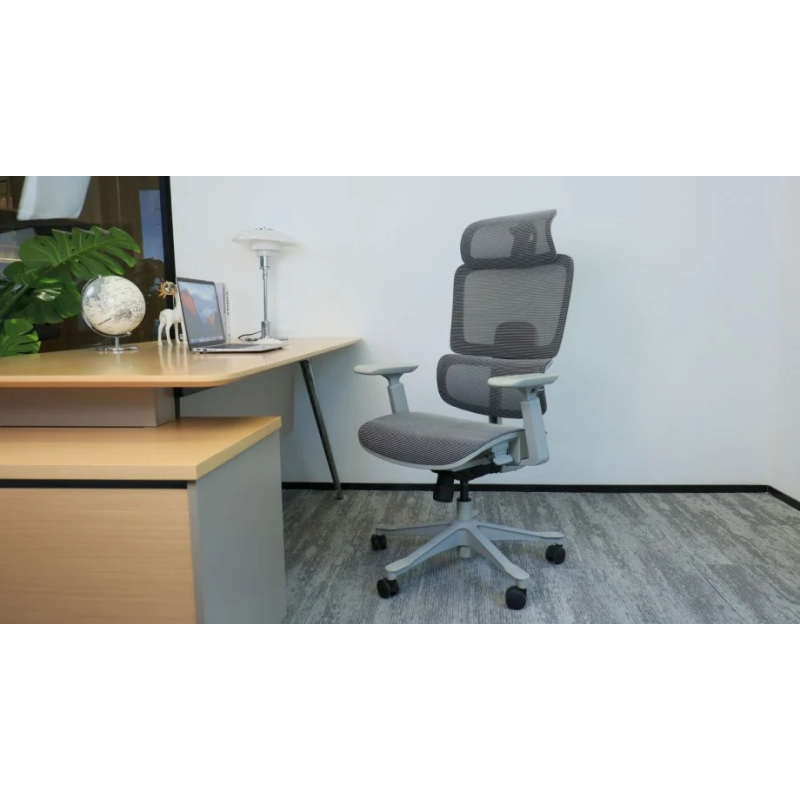 Кресло офисное WALTER серая сетка/серый каркас (22248-01)