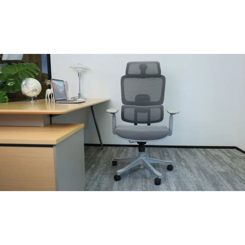Кресло офисное WALTER серая сетка/серый каркас (22248-01)