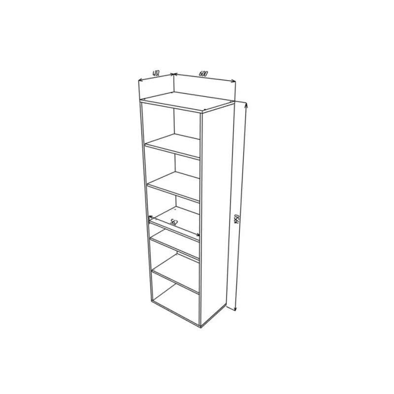 Пенал Connect F SK Дуб кремона котта / Стоун беж (23046-01)