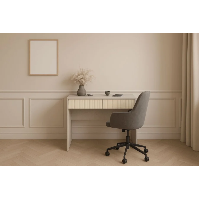 Компьютерный стол YOUNG RAL 100х50 Шелковый камень/кремовый (22726-01)