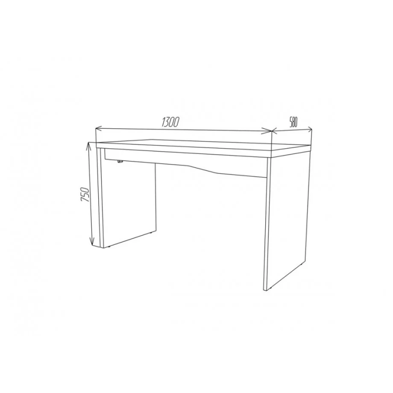 Письменный стол Connect C SK Дуб кремона котта / Стоун беж (23045-01)