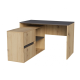 Стол письменный угловой TWIN DA 120x60 Дуб артизан/Антрацит (22945-01)