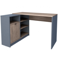 Компьютерный стол угловой Optima 120х92 Дуб винтаж оксид / Антрацит левый (3662-01)