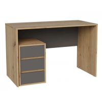 Компьютерный стол VICTOR D/А 120х60 Дуб артизан / Антрацит (22721-01)