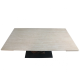 Стол FERNANDO CERAMIC 180(240)*90 травертин мат/темный орех (23028-01)