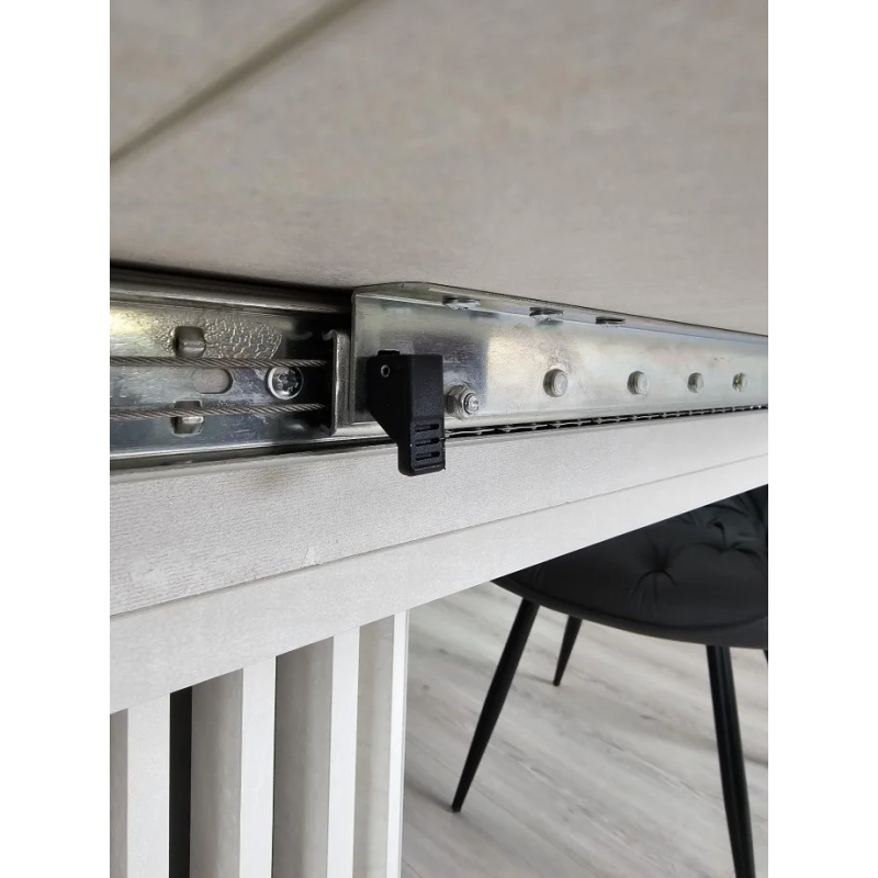 Стол обеденный раскладной CASANDRA S/A MAX 160(210)x90 шелковый камень/антрацит (19635-01)