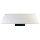 Стол OVIDIO CERAMIC 160(240)*90 белый дуб/черный каркас (23031-01)