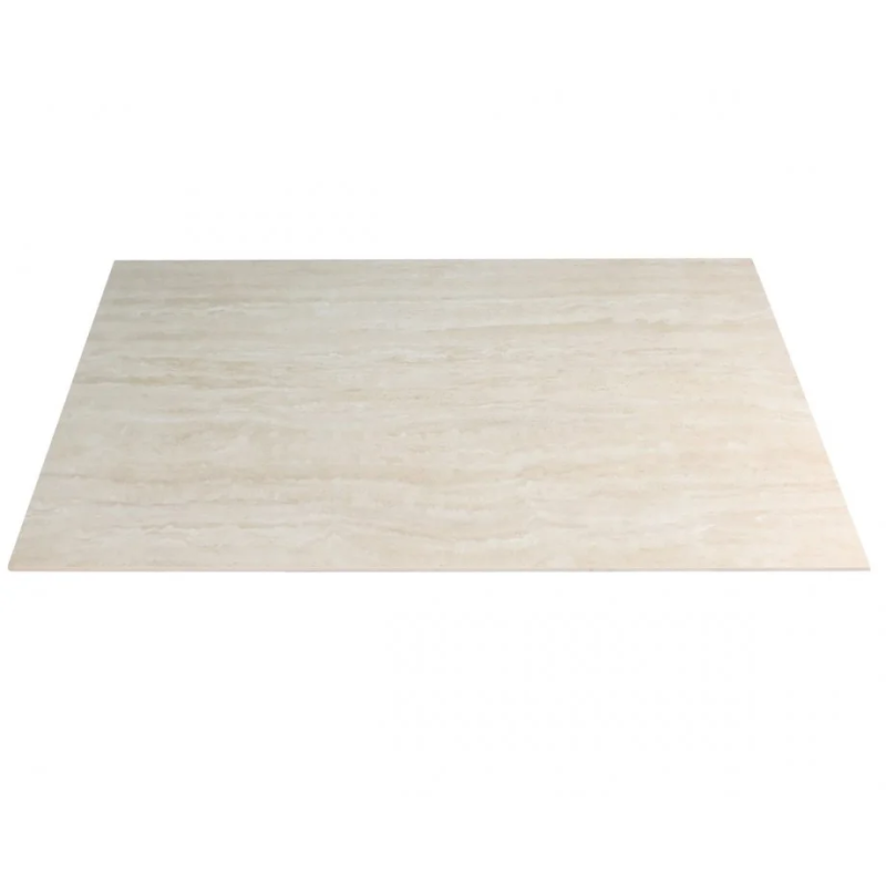 Стол FERNANDO CERAMIC 180(240)*90 травертин мат/темный орех (23028-01)