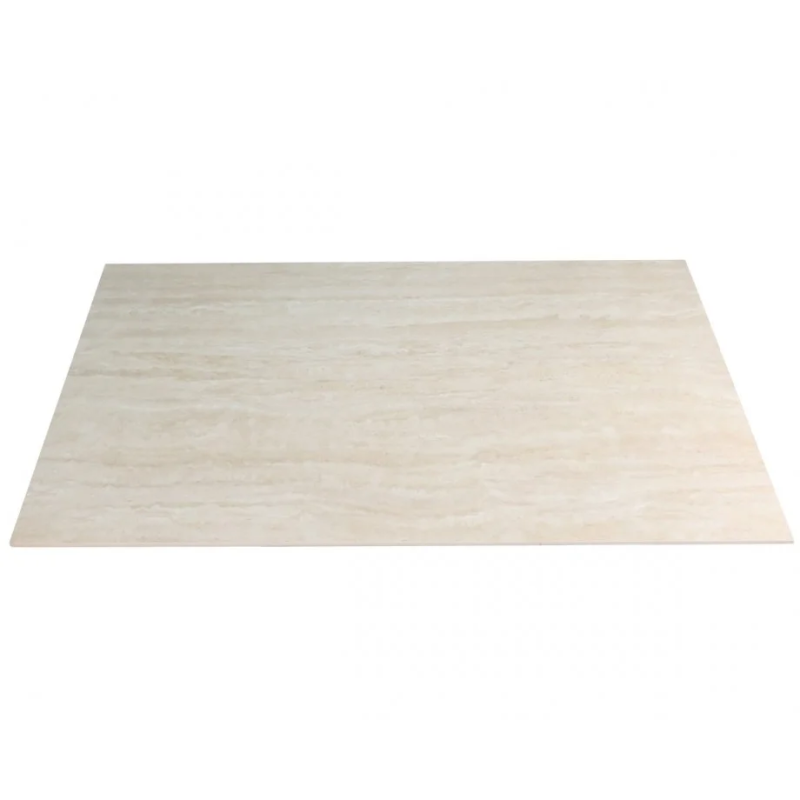 Стол FERNANDO CERAMIC 160(220)*90 травертин мат/темный орех (23035-01)