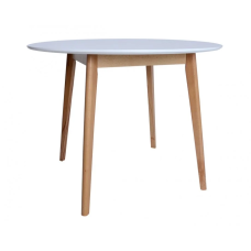 Стол обеденный AMADEO I 100*100*75 бук/белый (9363-01)