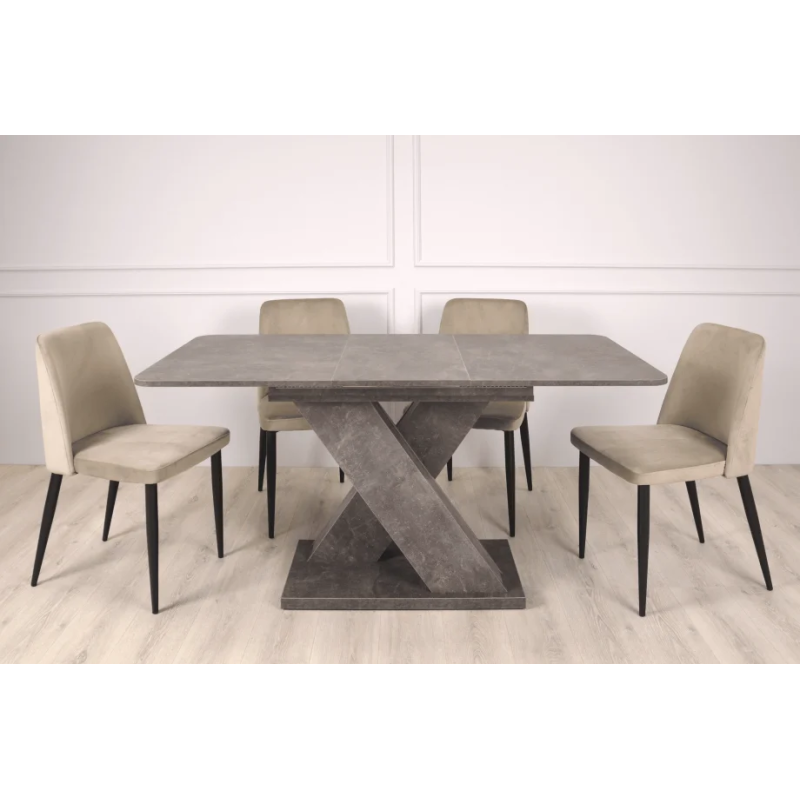 Rozkładany stół jadalny Dark A 120(160)x80 Atelier Dark (11441-01)