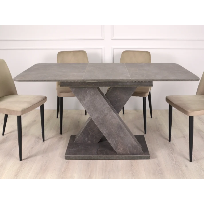 Rozkładany stół jadalny Dark A 120(160)x80 Atelier Dark (11441-01)