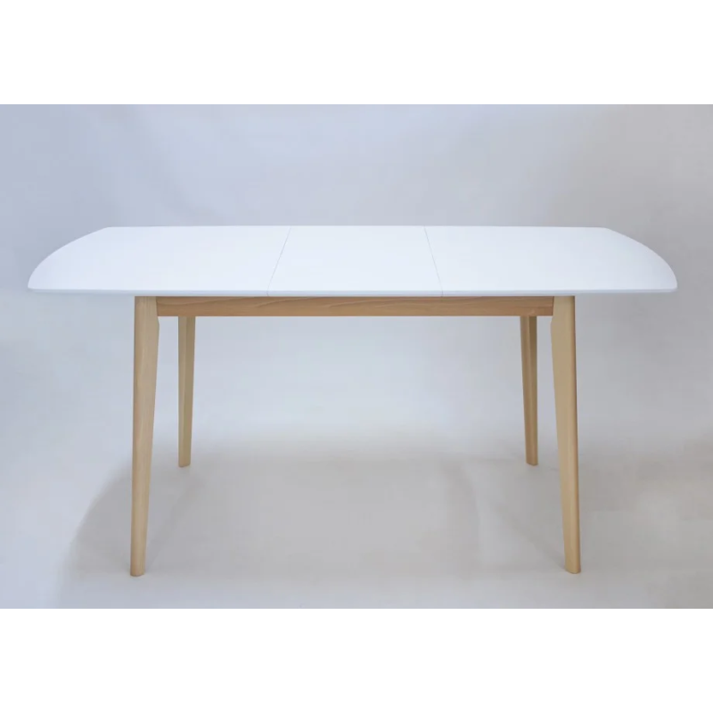 Стол обеденный раскладной Exen II 120(160)х80 см Белый (693-01)