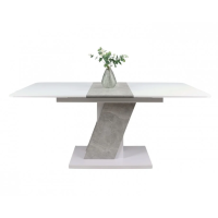 Стол обеденный раскладной обеденный Carvelo 140(180)x80 Белая Аляска / Индастриал (8303-01)