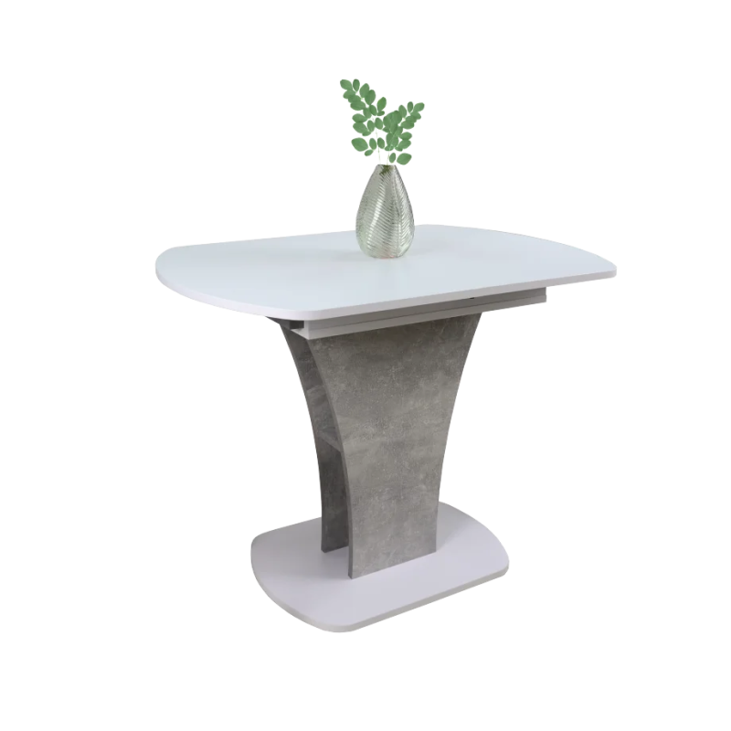 Стол обеденный раскладной Sheridan 110(145)x68 см Белая Аляска / Индастриал (8308-01)