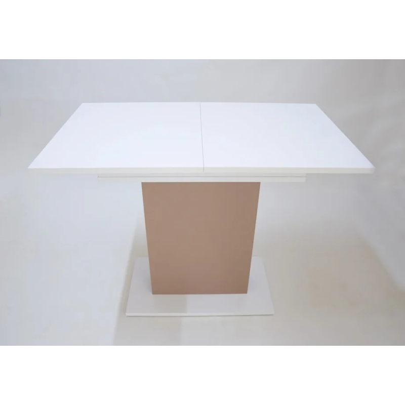 Стол обеденный раскладной Stoun 100(135)x60 см Белая Аляска / Латте (8301-01)