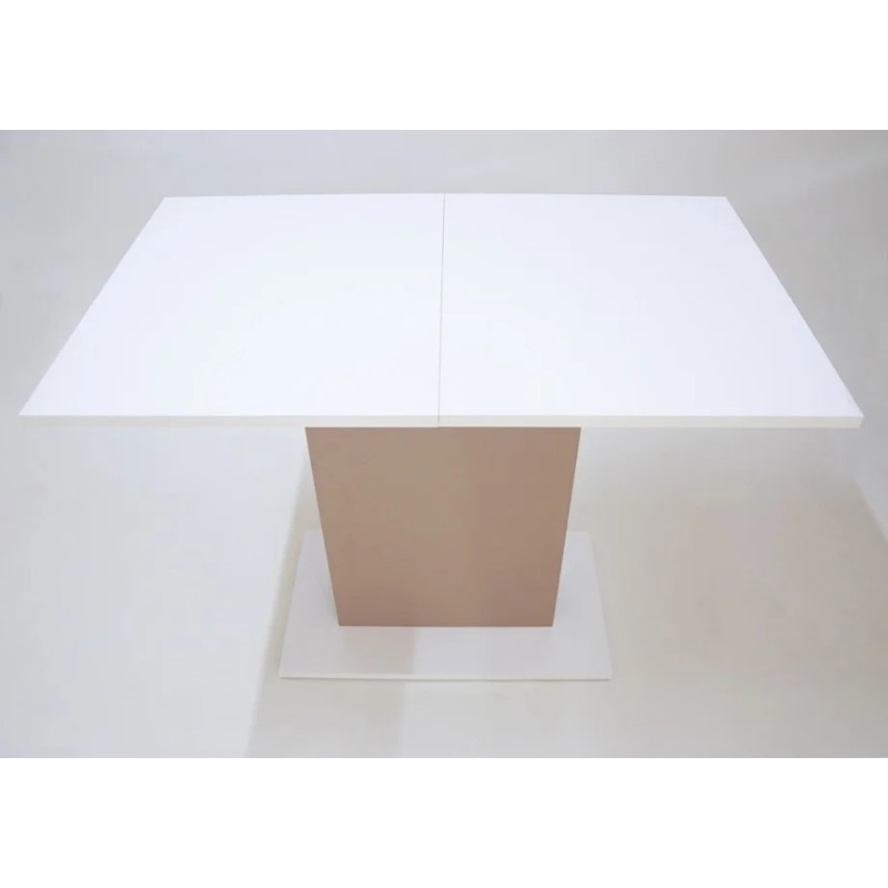 Стол обеденный раскладной Stoun 100(135)x60 см Белая Аляска / Латте (8301-01)