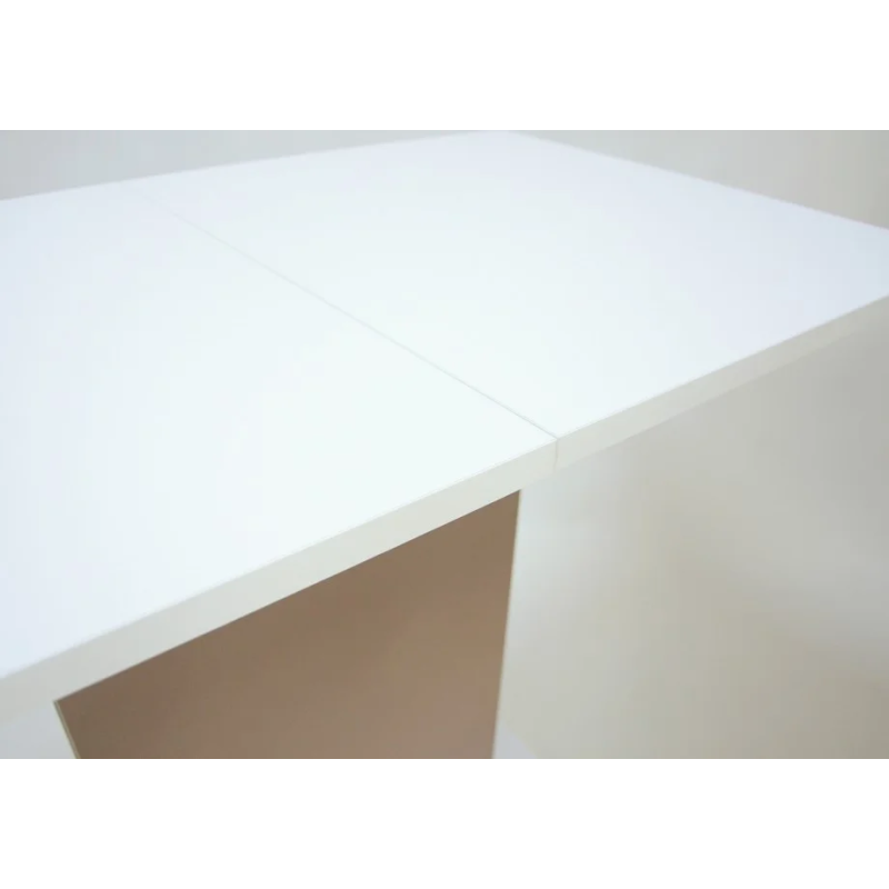 Стол обеденный раскладной Stoun 100(135)x60 см Белая Аляска / Латте (8301-01)