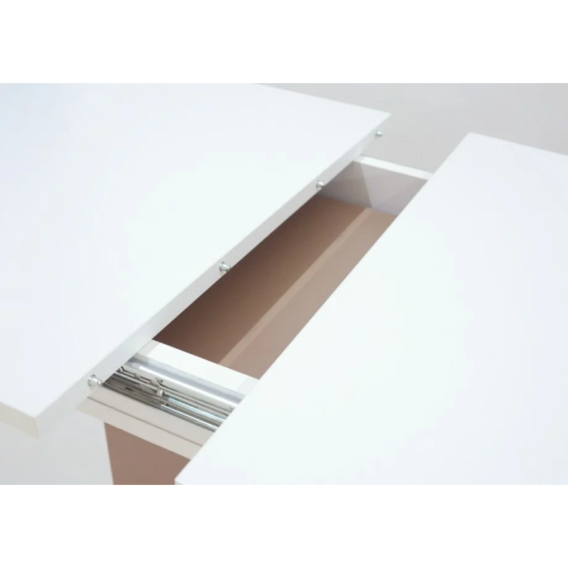 Стол обеденный раскладной Stoun 100(135)x60 см Белая Аляска / Латте (8301-01)