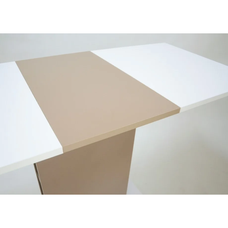 Стол обеденный раскладной Stoun 100(135)x60 см Белая Аляска / Латте (8301-01)