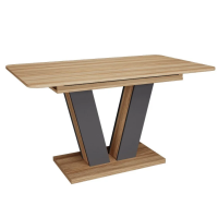 Rozkładany stół jadalny Torino 140(180)x80 Blackwood Barley / Graphite (8212-01)