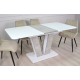 Стол обеденный раскладной Torino 140(180)x80 Белая Аляска / Индастриал (8213-01)