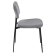 Стул кухонный MILO Черный каркас / Серый (22144-01)
