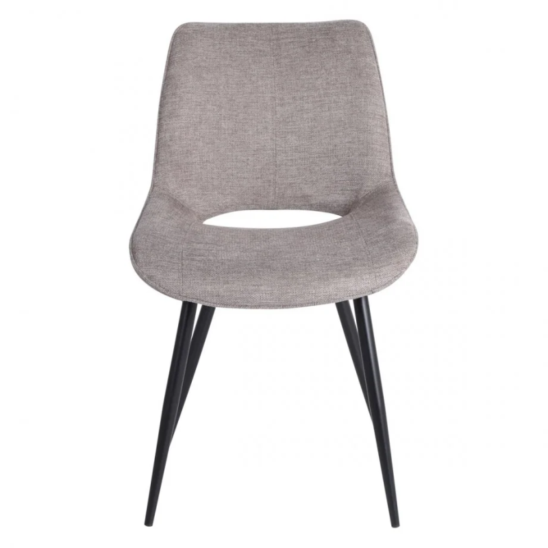 Стул кухонный NORA Черный каркас / Бежь ткань (22147-01)