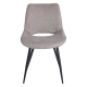 Стул кухонный NORA Черный каркас / Бежь ткань (22147-01)