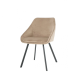Стул кухонный PEPIO черный каркас/темно-бежевый велюр (19978-01)