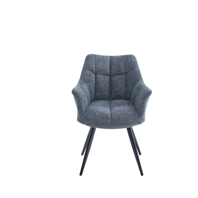 Стул кухонный STEFAN Черный каркас / Темно-серая ткань (20134-01)