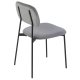 Стул кухонный MILO Черный каркас / Серый (22144-01)