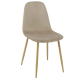 Стул кухонный LUKE дуб металл/темный беж (19588-01)