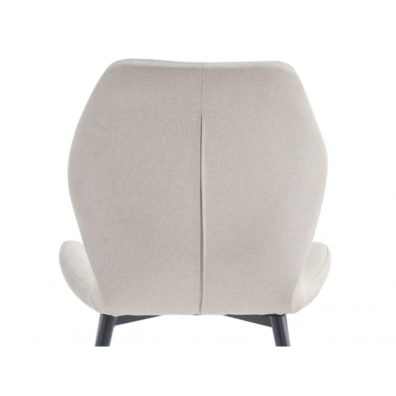 Стул кухонный FLY Черный каркас / Светлый Беж тк. (20133-01)