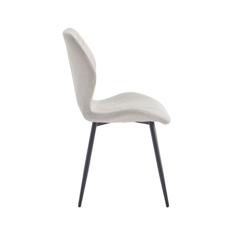 Стул кухонный FLY Черный каркас / Светлый Беж тк. (20133-01)