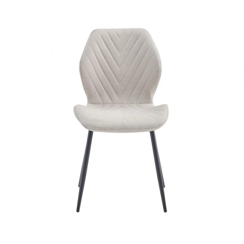 Стул кухонный FLY Черный каркас / Светлый Беж тк. (20133-01)