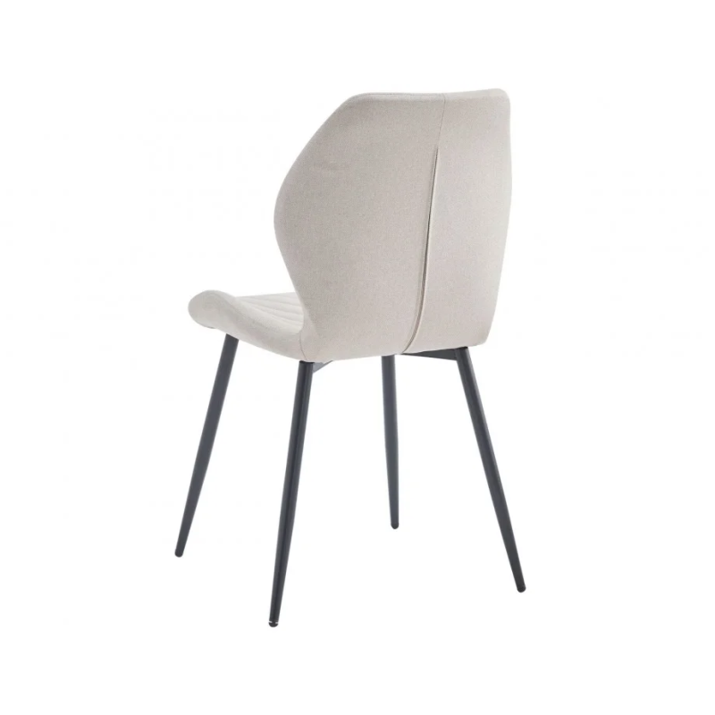 Стул кухонный FLY Черный каркас / Светлый Беж тк. (20133-01)