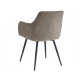 Стул кухонный Ernest Черный каркас / Темно-бежевый вельвет (20764-01)