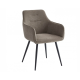 Стул кухонный Ernest Черный каркас / Темно-бежевый вельвет (20764-01)