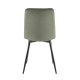 Стул кухонный ANETTE черный каркас/оливковый велюр (19581-01)