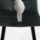 Стул кухонный MIA черный каркас/черный велюр (19937-01)